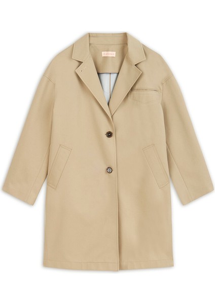 Çift Düğmeli Pardösü MW6240011003030 fırsatları