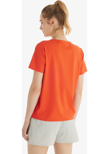 Kadın T-Shirt 70592 - Mercan modelleri