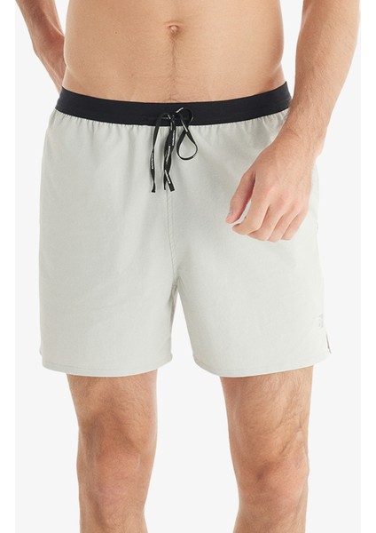 Erkek Spor Şort 70602 - Krem