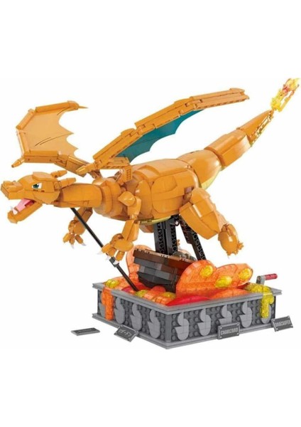 HMW05 Mega Pokémon™ Hareketli Charizard 1664 Parça +12 Yaş