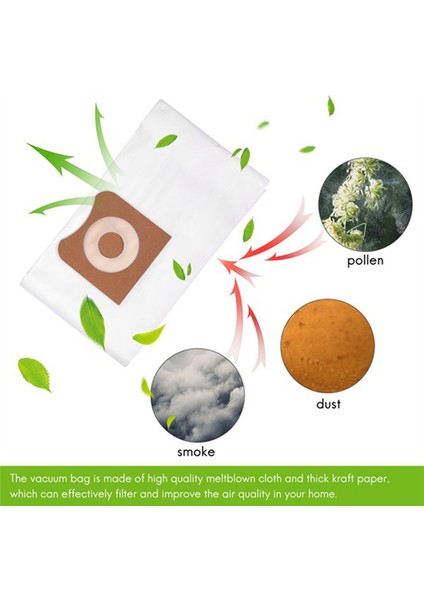 14 Paket VF3501 Yedek Torbalar - Ridgid Atölye Vakumu ve Atölye Kuru Vakum Torbaları Için, Toz Toplama Filtre Torbaları Yedek Parça (Yurt Dışından) fiyatları