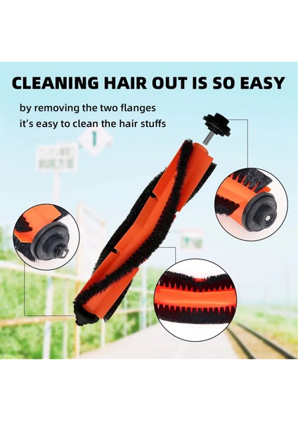 Viomi V3 Max Robot Süpürge Yedek Parça Aksesuarları V-RVCLM27B Ana Yan Fırça Hepa Filtre Paspas Bezi Yedek Parça (Yurt Dışından) modelleri