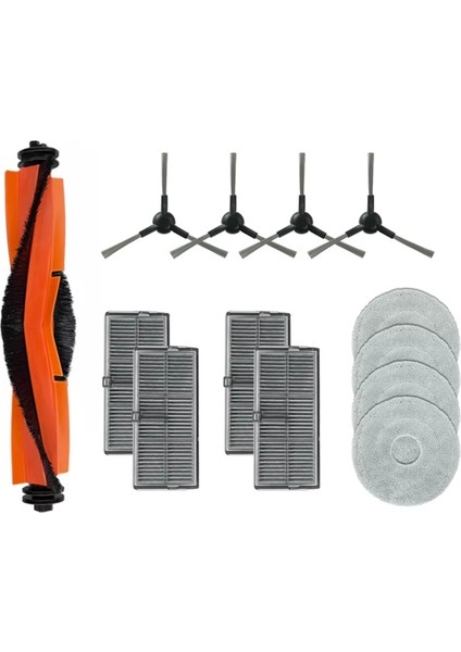 Dreame L10S Pro Ultra Heat, X30 Ultra, X30 Pro, Mova E30 Ultra Aksesuarları Fırça Filtre Paspas Bezi Toz Torbası Parçaları (Yurt Dışından)