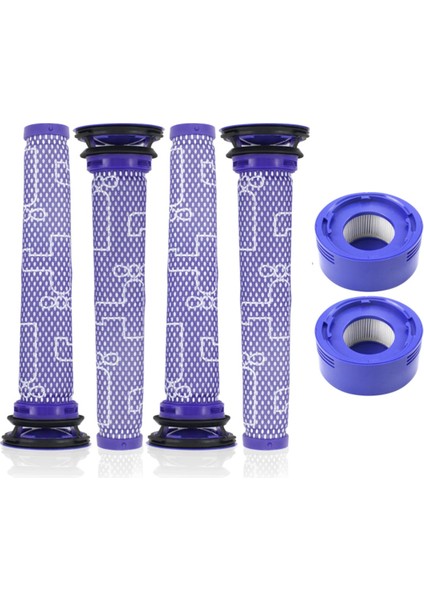 Dyson V7 V8 Kablosuz Elektrikli Süpürge Filtre Değişimi Hepa Filtre Değişim Seti Için 6 Adet (Yurt Dışından)