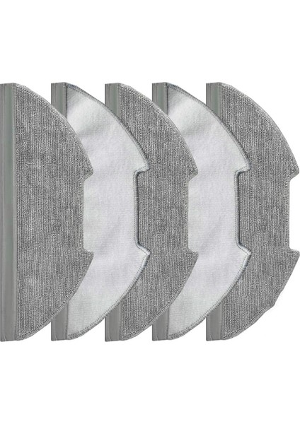 5 Adet Yedek Parça Aksesuarları Eureka E10S Robot Süpürge 5 Paspas Pedi Için Uygun (Yurt Dışından)