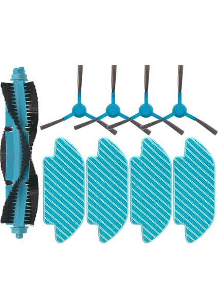 Shellbot SL60 Robot Süpürge Yedek Parçaları Aksesuarları Ana Yan Fırça Hepa Filtre Paspas Pedi (Yurt Dışından)