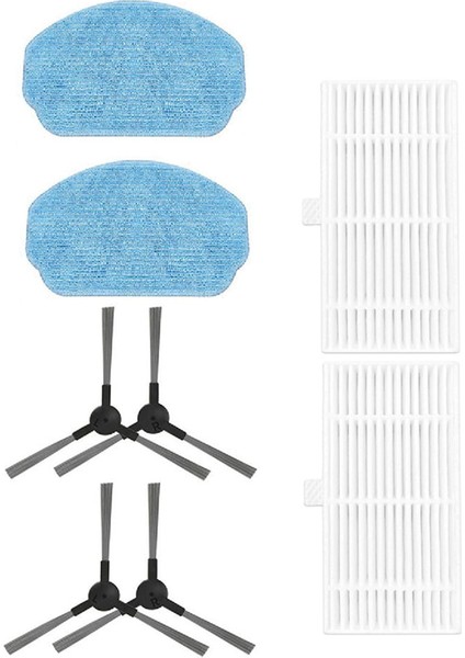 BR150/BR151 Robot Süpürge Aksesuarları Için Yan Fırça Filtre Mop Pedleri Seti Yedek Parçaları (Yurt Dışından)