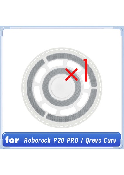 Roborock P20 Pro / Qrevo Curv Elektrikli Süpürge Için Mop Bezi Tutucu Değiştirilebilir Yedek Parçalar (Yurt Dışından)