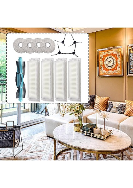 Cecotec Conga 11090 Spin Yedek Parçaları Ana Yan Fırça Hepa Filtre Paspas Bezi (Yurt Dışından) fırsatları