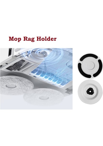 Midea W11PLUS/RM2102/W11SE/W11 Robot Süpürge Paspas Bezi Tutucu Için Yedek Parça (Yurt Dışından) modelleri