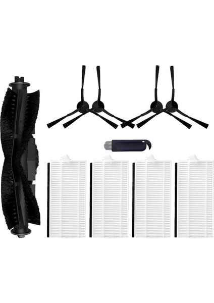 Ilife T10S Robotik Süpürge Parçaları Için Ana Yan Fırça Hepa Filtresi (Yurt Dışından)