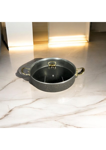 18 cm Çift Kulp Granit Tava