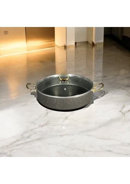 18 cm Çift Kulp Granit Tava