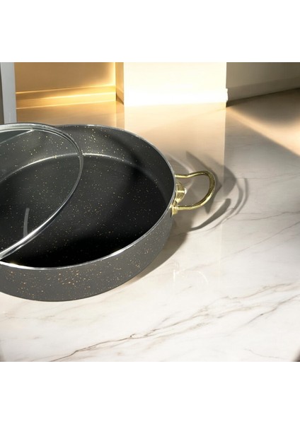 18 cm Çift Kulp Granit Tava