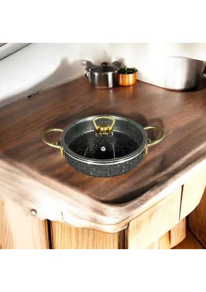 20 cm Çi?ft Kulp Grani?t Tava modelleri