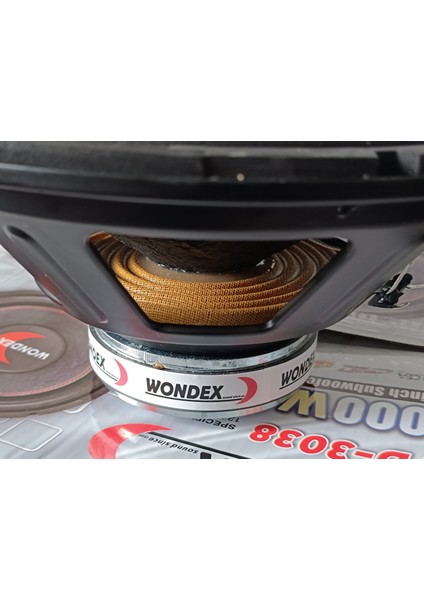 Wondex 1000W 350RMS 30CM Bass Subwoofer Profesyonel Hoparlör (Türkiye Üretim)
