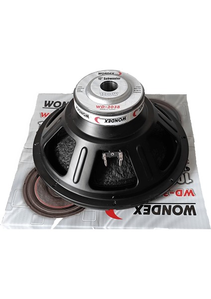 Wondex 1000W 350RMS 30CM Bass Subwoofer Profesyonel Hoparlör (Türkiye Üretim)