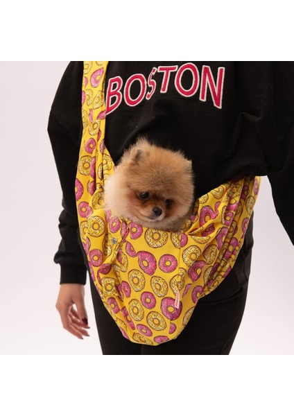 Donut Crossbody Küçük Irk Köpek Çapraz Taşıma Çantası