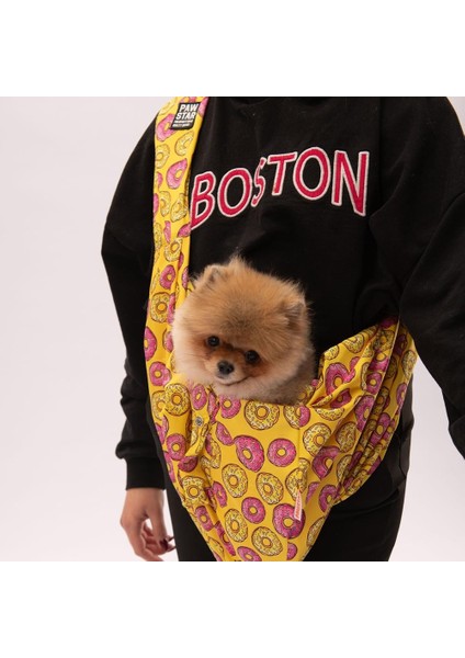 Donut Crossbody Küçük Irk Köpek Çapraz Taşıma Çantası