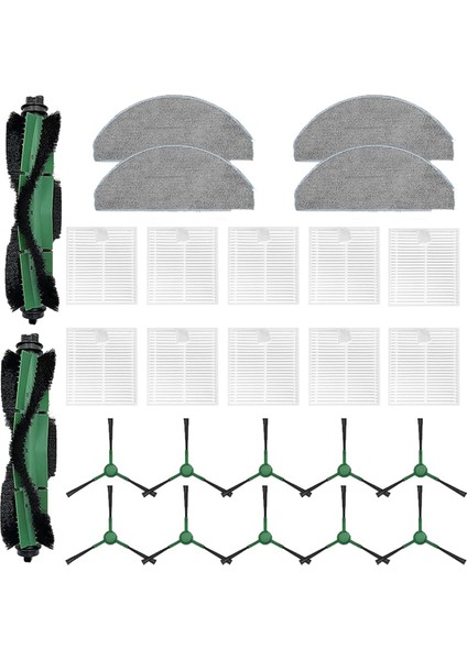 Essential Series Q0120 Y0140 Y0110 Q011 Elektrikli Süpürge Mian Yan Fırça Hepa Filtre Paspas Bezi Parçaları (Yurt Dışından)