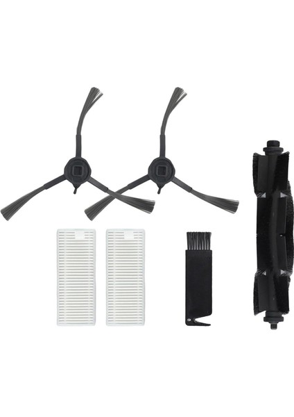 360 S8 Plus Robot Süpürge Ana Yan Fırça Hepa Filtre Yedek Parça Aksesuarları (Yurt Dışından)