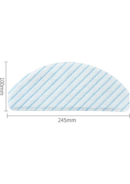 Ozmo T8 T8+/ T9/ N8 Pro/ Pro+ Robot Süpürge Tek Kullanımlık Paspas Pedleri Parçaları Için 50 Adet (Yurt Dışından)