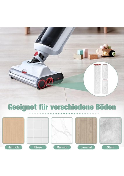 Dyad Pro/dyad Pro Combo Akıllı Kablosuz Islak Kuru Elektrikli Süpürge Için Yedek Fırça Silindiri ve Hepa Filtre Seti (Yurt Dışından)