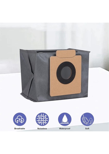 Clean X8 PRO/X10 Pro Omni Robot Süpürge Için Yedek Toz Torbaları, Büyük Kapasiteli Tek Kullanımlık (Yurt Dışından)