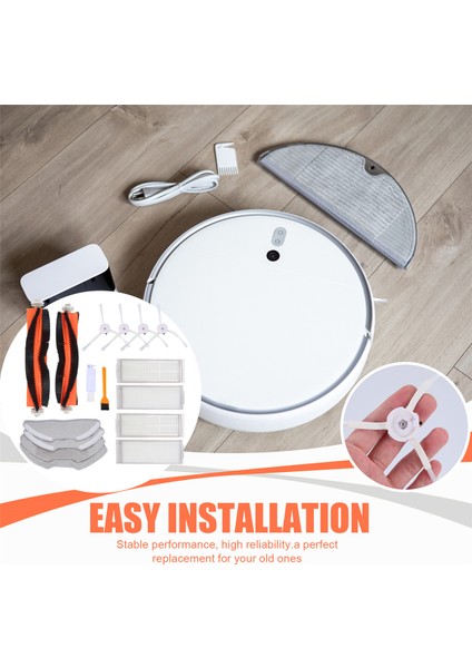 Mi Robot Vacuum-Mop 2 Lite / Pro Mjstl MJST1SHW Vakum Yedek Parçaları Ana Yan Fırça Hepa Filtresi (Yurt Dışından)