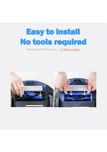 G40+, G40+ Hybrid, 35C, Robovac 11S, 25C, 15C, Robovac 30 ile Uyumlu Fırçalar (Yurt Dışından)