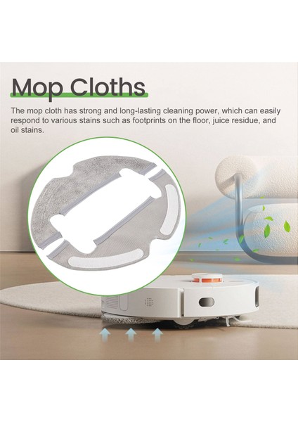 Mi Robot Vacuum-Mop 2 Ultra STYTJ05ZHM Robot Süpürge Için Yedek Parça Kitleri (Yurt Dışından)
