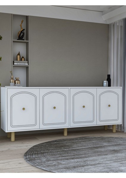 HAZALCT(K x 180) Bohem Konsol Beyaz-Beyaz fiyatları