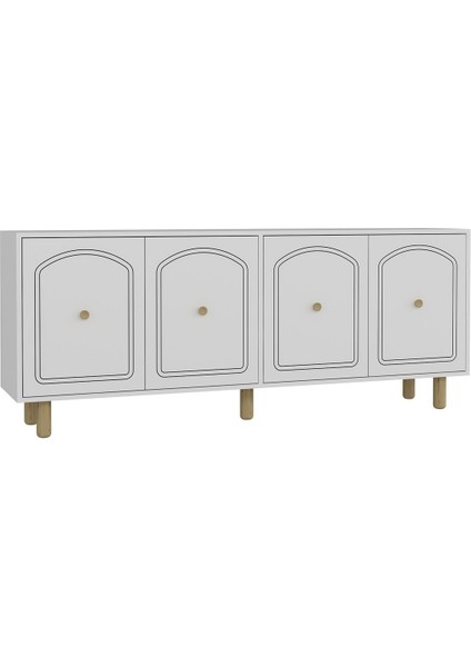 HAZALCT(K x 180) Bohem Konsol Beyaz-Beyaz modelleri