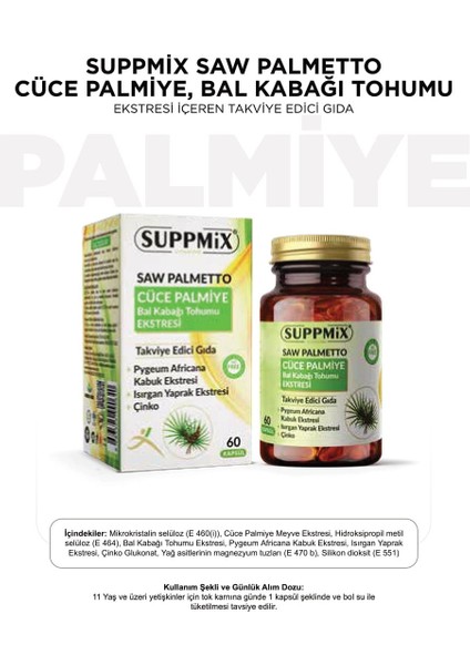 Saw Palmetto Complex 60 Kapsül