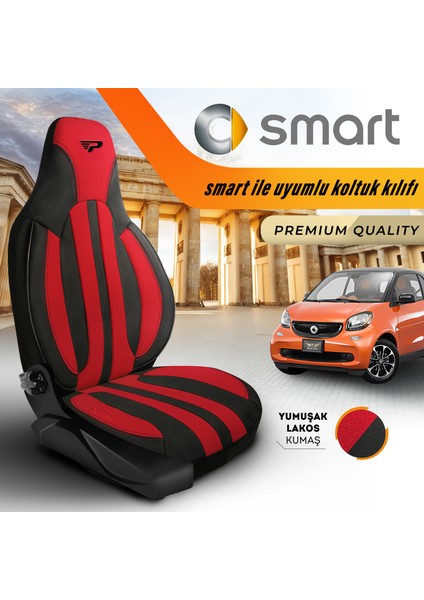 Panda Smart Araçlarla Uyumlu Lakos Kumaş Ortopedik Destekli Oto Koltuk Kılıfı- Ön Iki fiyatları