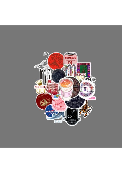 Akrep Burcu (Scorpio) Sticker Paketi -Bullet Journal - Ajanda - Planner - Defter - Laptop Etiket Çıkartma Çok Renkli 10 x 15 Paket Boyutu 3 x 5 cm Stickerlar Paket Içeriği 25 Adet Dadi Ramba fiyatları