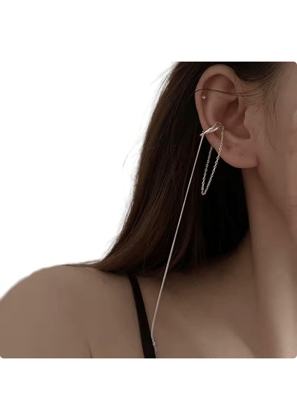 Lüks Kristal Çiçek Püskül Damla Küpe Kadınlar Için Parlak Zirkon Opal Uzun Dangle Küpe Kızlar Parti Düğün Takı Hediye Metal RENK:ER22Y1735 (Yurt Dışından)