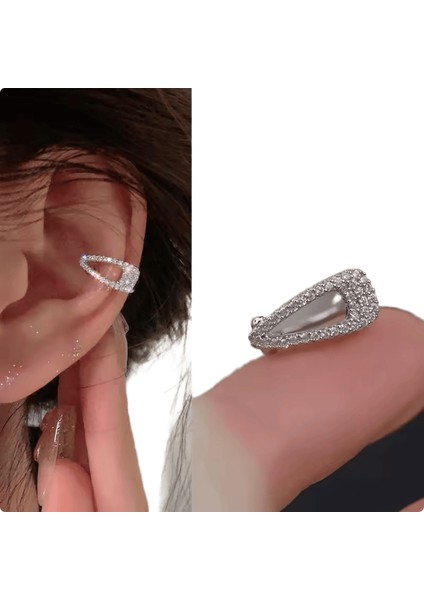 Lüks Kristal Çiçek Püskül Damla Küpe Kadınlar Için Parlak Zirkon Opal Uzun Dangle Küpe Kızlar Parti Düğün Takı Hediye Metal RENK:ER22Y1534 (Yurt Dışından)