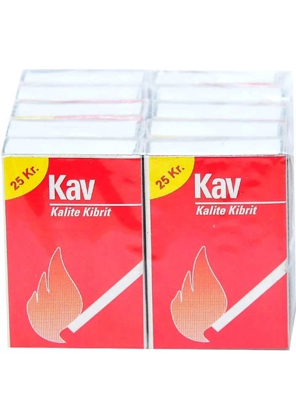 Kibrit 10 Paket (Ortalama 40 Çöp x 10 Paket)