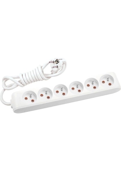 Viko Multi-Let Kablolu Grup Priz 6'' Lı 5 Metre