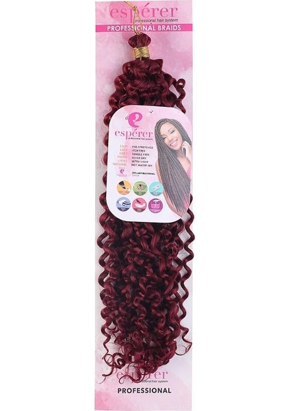 Afro Dalgası Saç / Kızıl