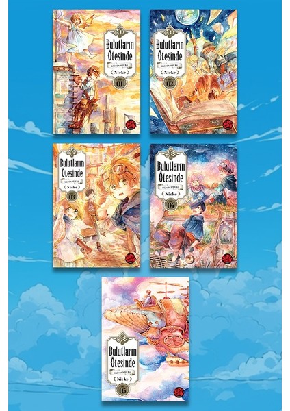 Bulutların Ötesinde Göklerden Gelen Kız 5 Kitaplık Set