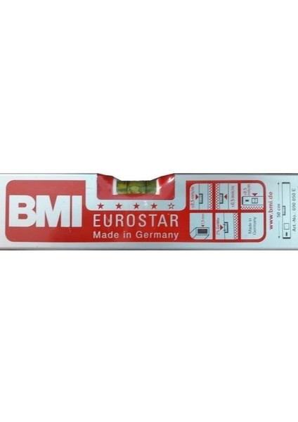 Bmı Eurostar 690 Alüminyum Su Terazisi 40 cm