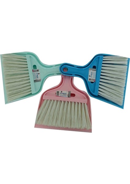 Plastik Küçük Fırçalı Faraş Karışık Renk ZP-134
