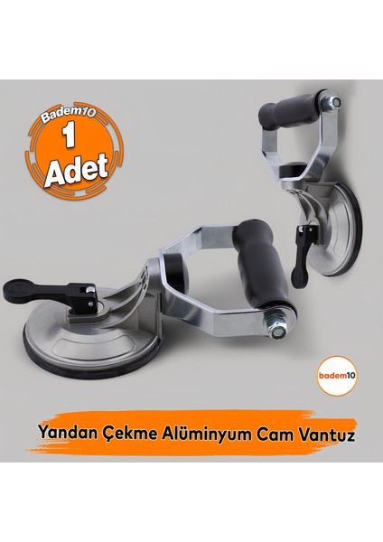 Vantuz Cam Vantuzu Vantusu Vakumlu Cam Fayans Ahşap Tutucu Taşıma Araba Kaporta Göcük Yandan Çektirme Tekli