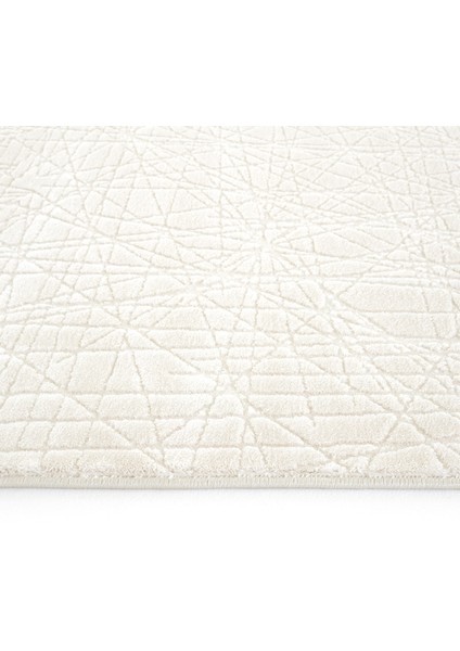 safir 8615 Krem Yolluk Uzun Antre Hol Koridor Halısı Makine Dokuması Modern Yatak Odası Halı Yolluk