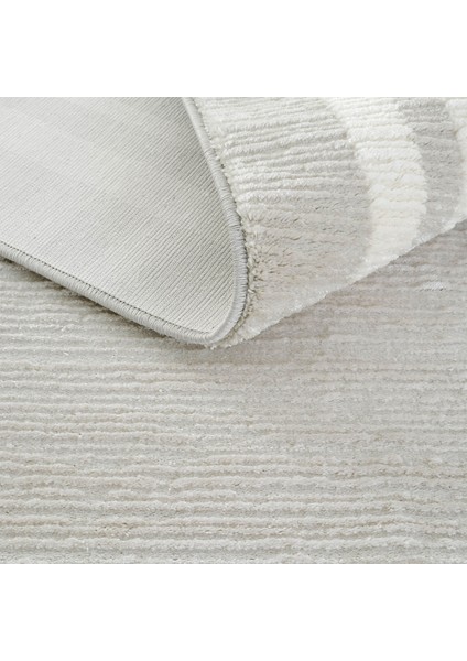 safir 8606 Gri Yolluk Geometrik Desenli Uzun Antre Hol Koridor Halısı Dokuma Yatak Odası Halı Yolluk