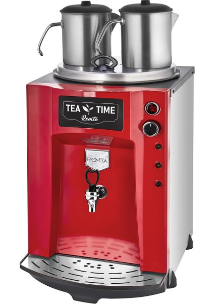 2 Demlikli 23 Lt Premium Jumbo Çay Makinesi Kırmızı - DE11P