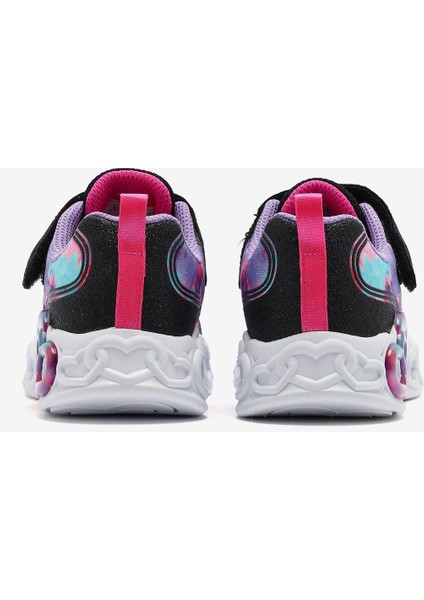 Infinite Heart Lights - Color Lovin Büyük Kız Çocuk Siyah Spor Ayakkabı 303753L Bkmt