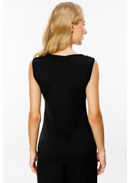 51396 Onteks Kolsuz V Yaka Taşlı Bluz fiyatları